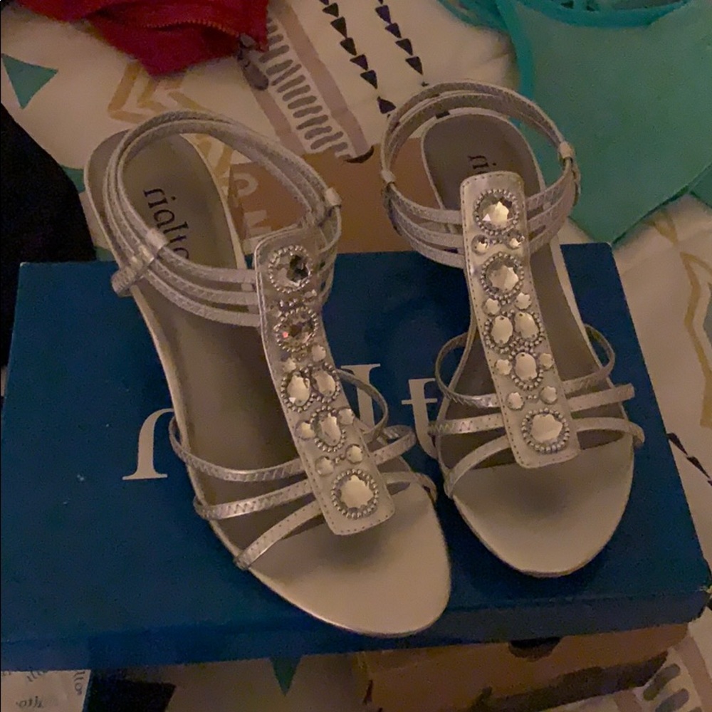 Rialto Silver Heels